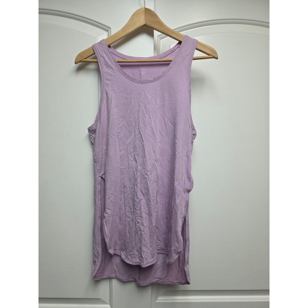 Womens Lululemon Long Tank Slit Purple Size 2 4
